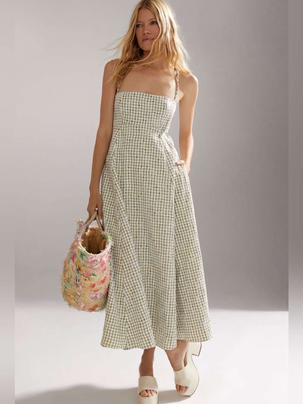 En Saison A-Line Maxi Dress | Size Medium